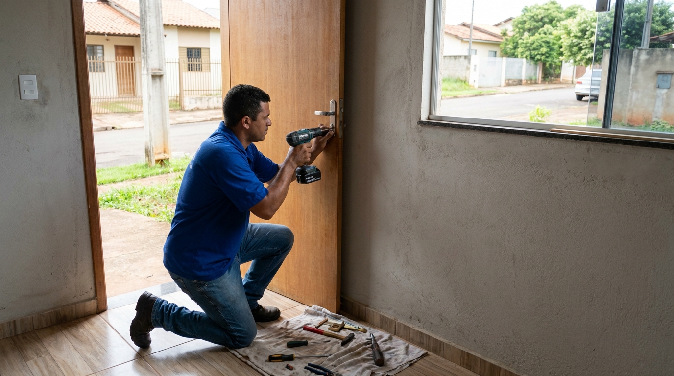 Instalação de Fechadura de Porta em Aracaju‑SE